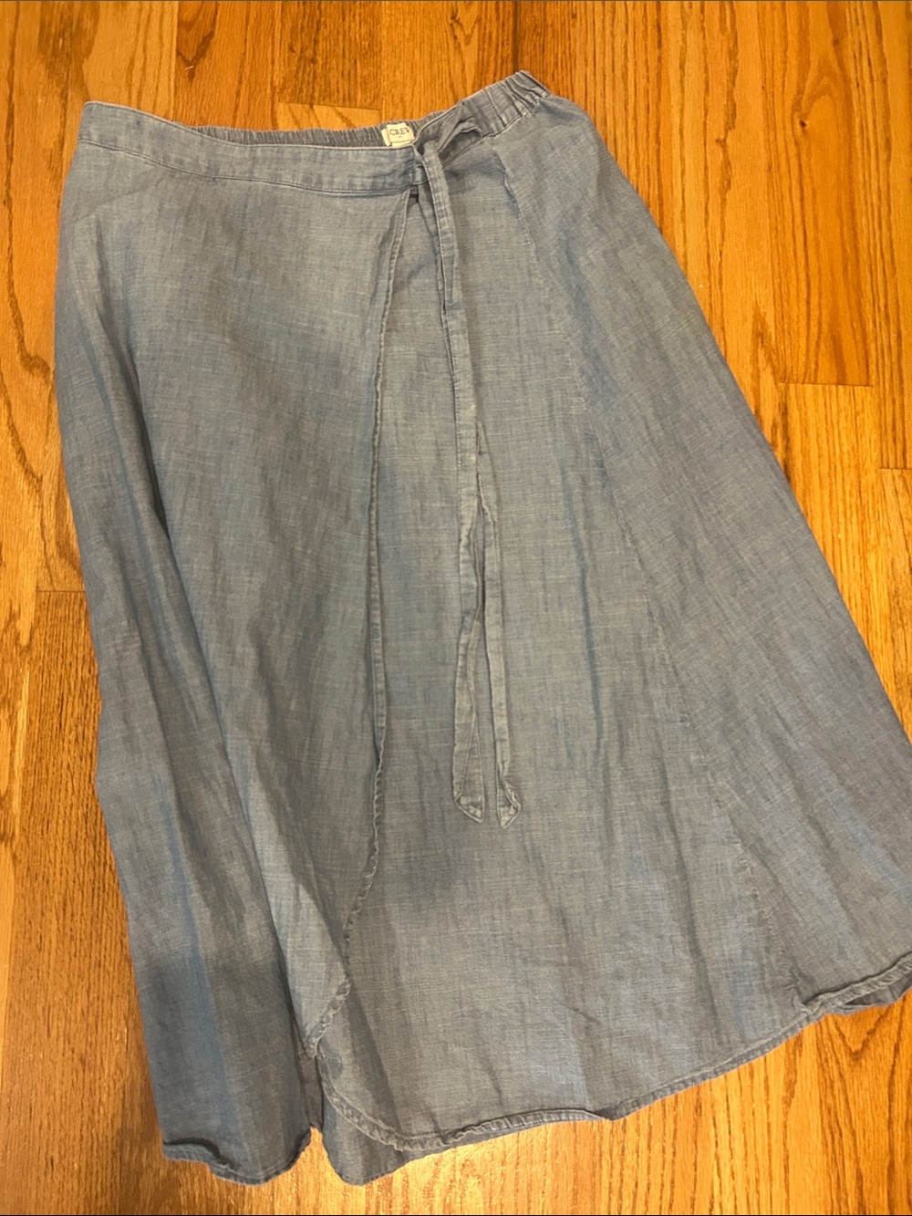 J. Crew Light Blue Midi Skirt
